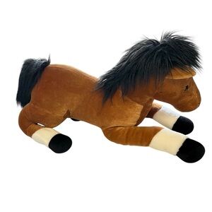 Aurora World Super Flopsies Plush Brown Horse Stuffed Animal Toy 30”